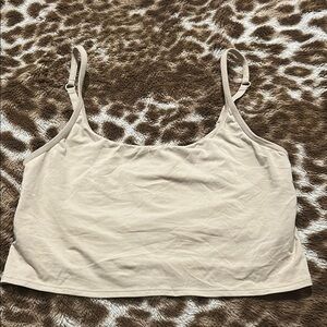 Old Navy Tan Half Top